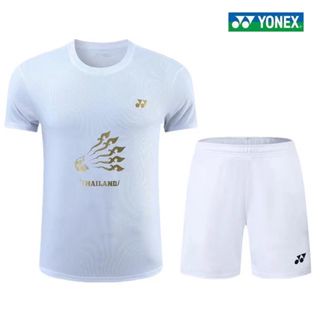 Yonex เสื้อกีฬาแบดมินตัน ระบายอากาศ ใส่สบาย สําหรับผู้ชาย ผู้หญิง 6238