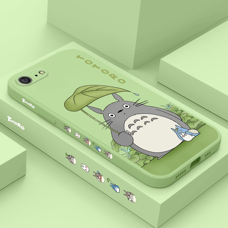 เคสโทรศัพท์มือถือ ซิลิโคน ลายร่ม แมว มีลายด้านข้าง สําหรับ IPhone 8 7 6 6S Plus SE 2020