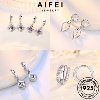 AIFEI JEWELRY แท้ มอยส์ซาไนท์ เงิน ดาว 925 เพชร Silver ต่างหู ห่วง ตุ้มหู ต้นฉบับ แฟชั่น เกาหลี เครื่องประดับ ผู้หญิง หนีบ เครื่องประดับ M011