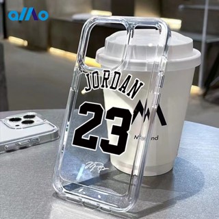 เคสโทรศัพท์มือถือแบบนิ่ม ใส ลายอวกาศ Jordan 23 สําหรับ iphone 14 Pro Max 14 Plus 13 11 12 7Plus X XR XS Max 8 7 se2020