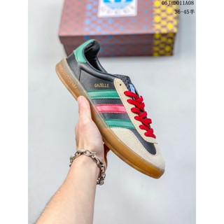 Adidas Originals Gazelle "Esquisite Gucci" Antelope Series รองเท้าผ้าใบลําลอง เหมาะกับการเล่นกีฬา สไตล์เรโทร