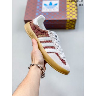 Adidas Originals Gazelle "Esquisite Gucci" Antelope Series รองเท้าผ้าใบลําลอง เหมาะกับการเล่นกีฬา สไตล์เรโทร