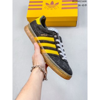 Adidas Originals Gazelle "Esquisite Gucci" Antelope Series รองเท้าผ้าใบลําลอง เหมาะกับการเล่นกีฬา สไตล์เรโทร