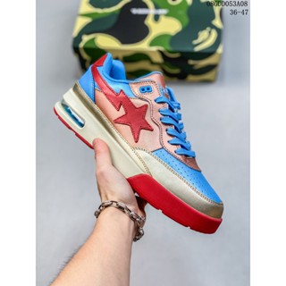 Bape Sta To Low Pure Original บอร์ดหนัง หัว Ape Air Force สไตล์คลาสสิก สีพื้น สําหรับเล่นกีฬา