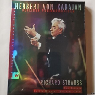 ริชาร์ด ใหม่ แผ่นบลูเรย์ Strauss Symphonic Poem Don Quixote Karajan Berlin Philharmonic 1986 25G T0917