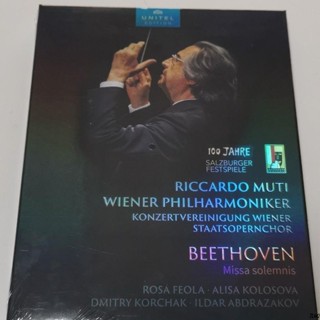 Beethoven Solemn ใหม่ แผ่นบลูเรย์ Vienna Philharmonic Muti 25G T0917