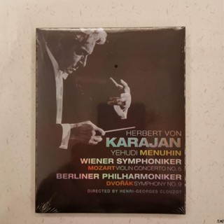 Mozart คอนเสิร์ตไวโอลิน No.5/Dvorak No.9 Karajan Blu-ray 25G Brand new T0917