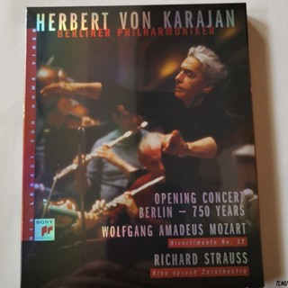 Karajan: Berlin 750 ใหม่ แผ่นบลูเรย์ ฉลองครบรอบ คอนเสิร์ต Berlin Philharmonic Orchestra 25G T0917