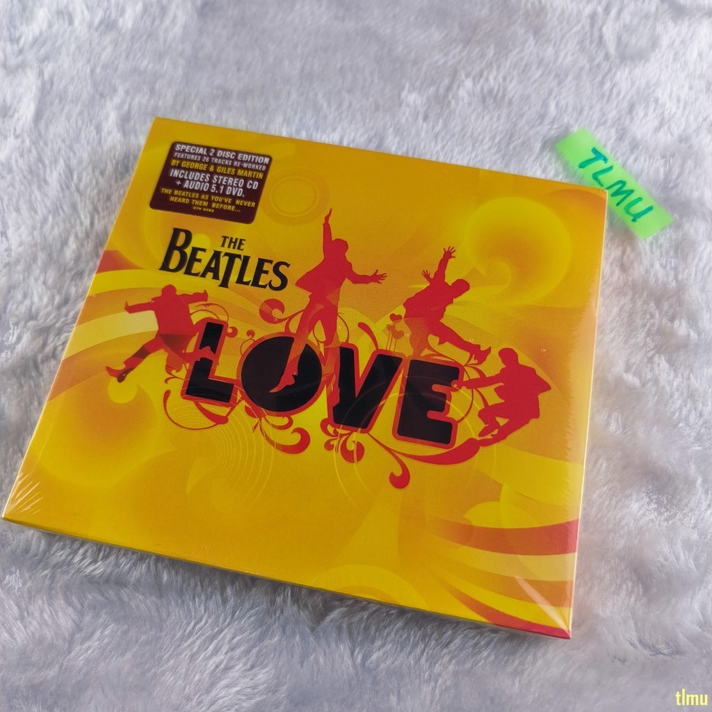 J023 The Beatles Love Audio CD +DVD Album 2006 Rock Premium ในสต ็ อก A0530