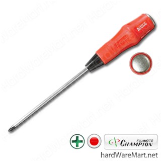 ไขควงปากแฉก 6" CHAMPION 1800K-6 screwdriver ด้ามยาง ตอก  แชมป์เปี่ยน