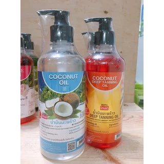 BANNA Oil 450ml. น้ำมันทาผิวบ้านนา น้ำมันนวดตัว น้ำมันสปา อโรม่า massage oil
