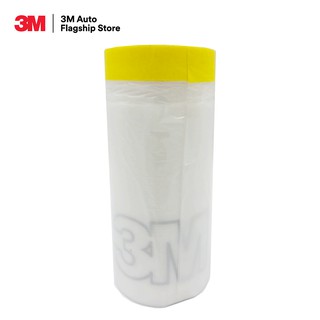 3M เทปพลาสติกอเนกประสงค์ Pre taped Auto Covering Tape ขนาดกว้าง 90 ซ.ม. x ความยาว 20 เมตร