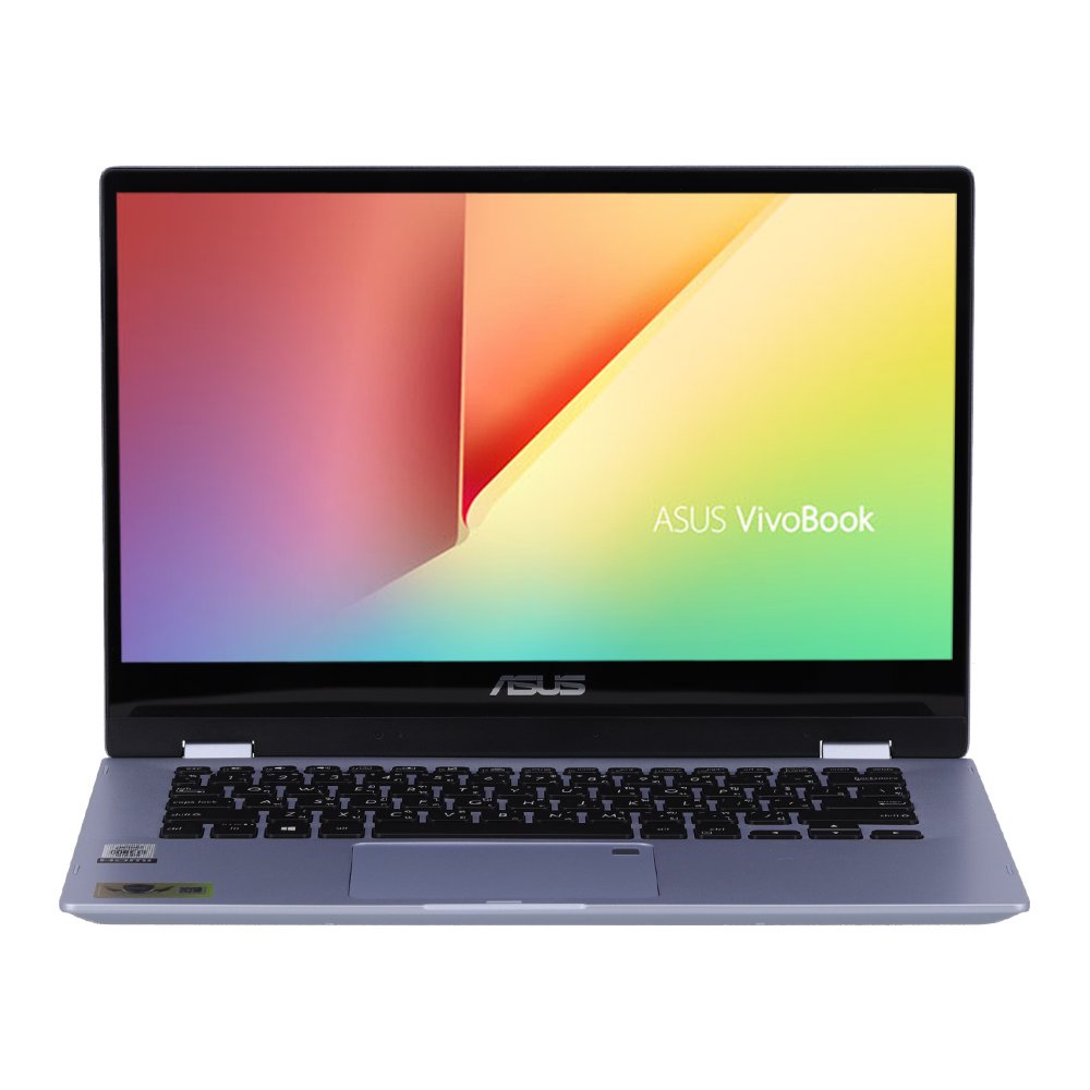 ASUS VIVOBOOK FLIP TP412FA-EC491T (2in1, 14" Touch + Pen, i3-10110U, 4G, 256GB M.2, Win10) Galaxy Blue ประกันเอซุส 2 ปี
