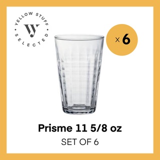 Duralex - Prisme Clear Tumbler 11.625 oz / 330 ml (Set of 6)