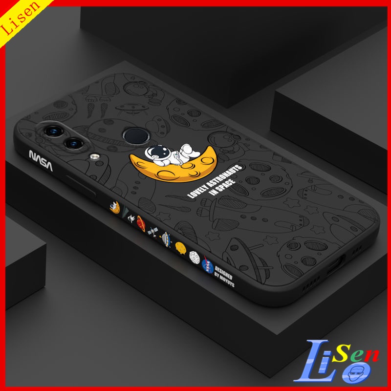 เคส Samsung A10S A20 A30 A53 A13 A23 A73 A12 M12 A50 A30S A51 A71 A11 M11 A7 2018 A750 A02S A03S A32 A52 A72 A22 M32 J7 Prime A21S A31 A20S ลายนักบินอวกาศ การ์ตูนคู่ สําหรับมือถือ DY