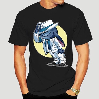 เสื้อยืดผ้าฝ้ายพิมพ์ลายขายดี เสื้อยืด พิมพ์ลาย Stitch Parody Michael Jackson Smooth Criminal Fan Art สําหรับผู้ชาย ผู้หญ