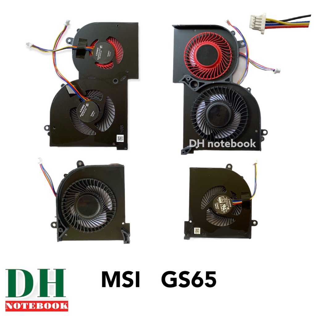 พัดลมโน๊ตบุ๊ต MSI GS-65 GS65 Stealth GS65VR MS-16Q2 16Q2-CPU-CW โปรดแกะเทียบก่อนสั่งซื้อ