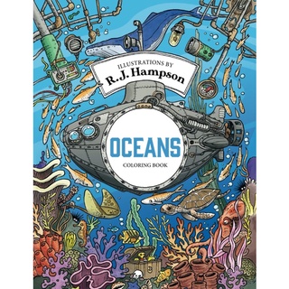 Oceans Coloring Book (R.J. Hampson Coloring Books)