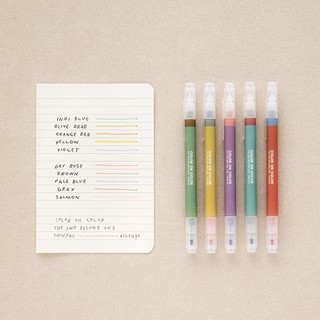 Twin Plus Pen V.2 Vintage 10 colors