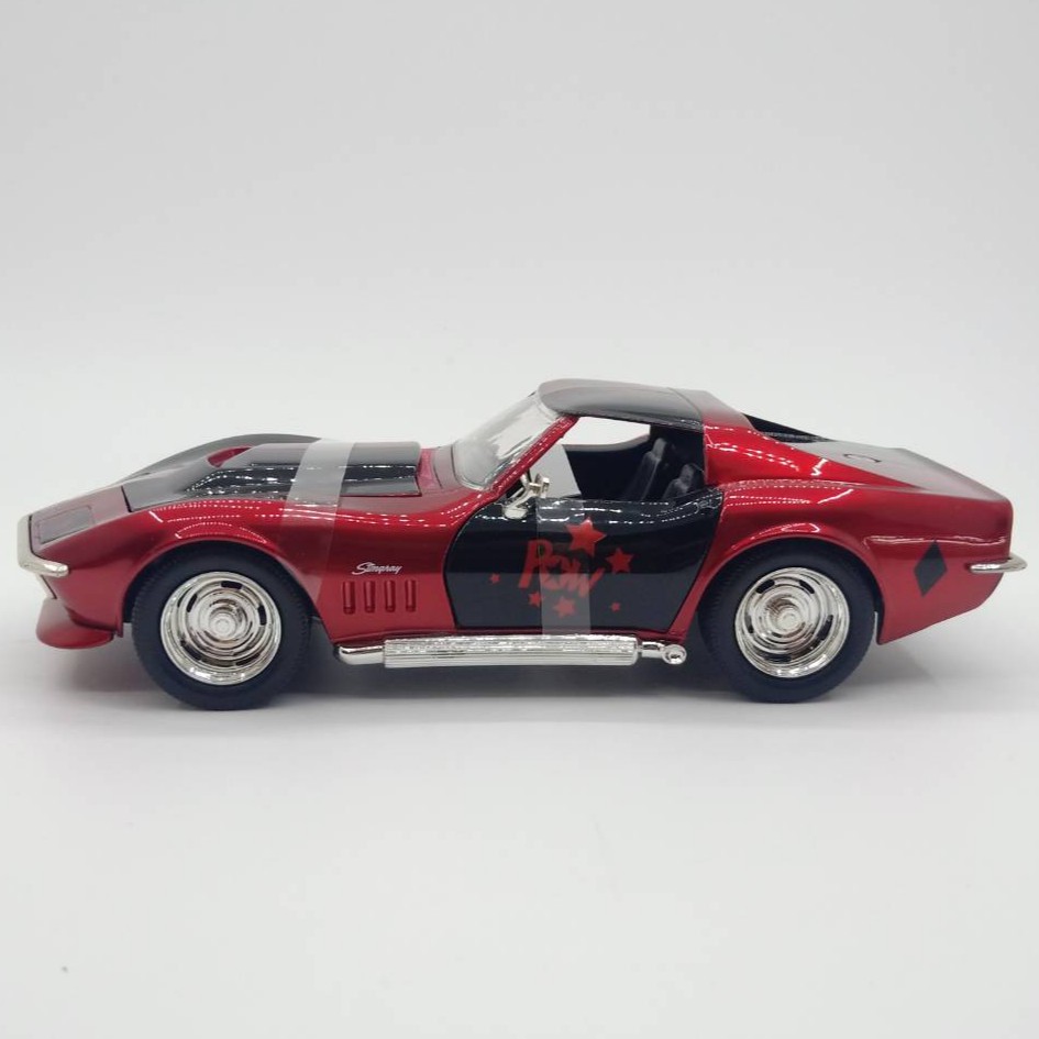 รถโมเดล รุ่นนี้สวยมาก jada 97193 1969 corvette stingray zl1 ประตู+กระโปรงหน้าเปิดได้ 1:24