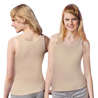 Cherilon เชอรีล่อน เสื้อกล้าม ซับใน ผู้หญิง ยืดผู้หญิง ผ้าฝ้าย 100% นุ่ม บางสบาย ไม่มีบรา สีพื้น 3 สี OTIB-VCT2