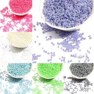 ลูกปัดแก้วคริสตัล แฮนด์เมด DIY อุปกรณ์เสริม สําหรับทําเครื่องประดับ [2 มม. 1000 ชิ้น 3 มม. 500 ชิ้น]