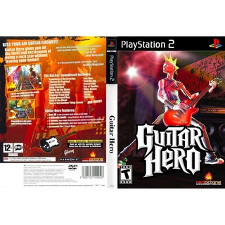 แผ่นเกมส์ PS2 (คุณภาพ) (ส่งไว) Guitar Hero (USA)