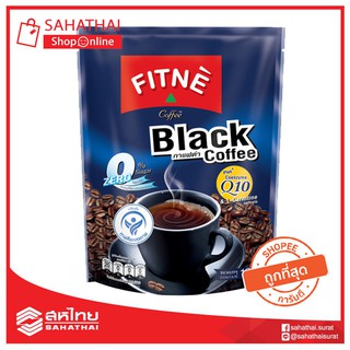 FITNE ฟิตเน่ แบล็ค คอฟฟี่ กาแฟดำสูตรผสมโคเอ็นไซม์ คิวเท็นฯ ขนาด 10 ซอง