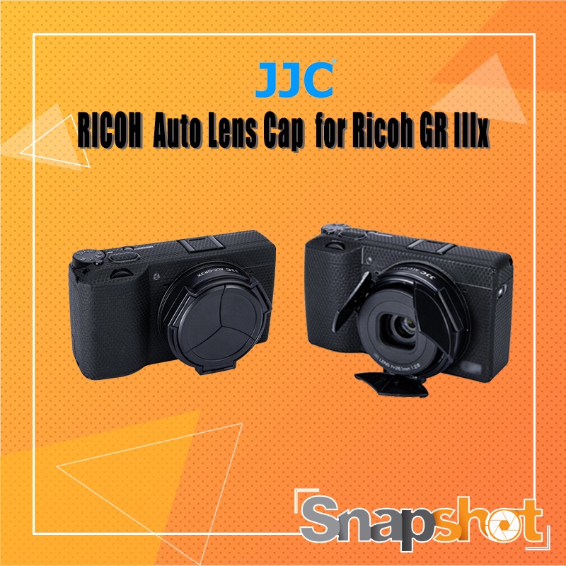 JJC Ricoh Auto Lens Cap for Ricoh GR IIIx GR 3x ฝาปิดหน้าเลนส์อัตโนมัติ