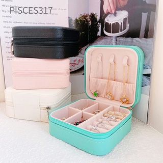 Pisces317 กล่องเก็บเครื่องประดับ ต่างหู แหวน สร้อยคอ สําหรับบ้าน ออฟฟิศ