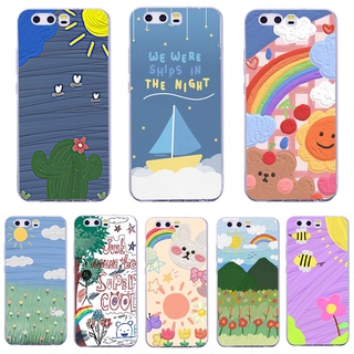 เคส huawei P10 P10 lite P10 Plus p20 p20 pro ใส TPU ซิลิโคน เคสนิ่ม