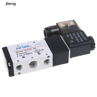 Jiang ใหม่ วาล์วโซลินอยด์ 5 ทาง 2 ตําแหน่ง 1/4 นิ้ว Airtac 4V210-08 DC24V 1 ชิ้น