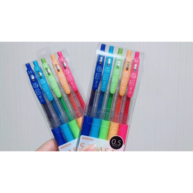 ปากกาสี ZEBRA SARASA CLIP 0.5 mm