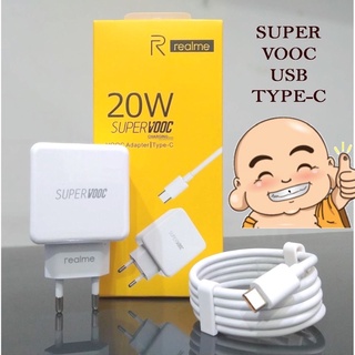 ที่ชาร์จ REALME SUPER VOOC ชาร์จเร็ว 20W REALME C12 C15 C11 REALME 5pro X XT X2 PRO MICRO USB TYPE C ORIGINAL OEM