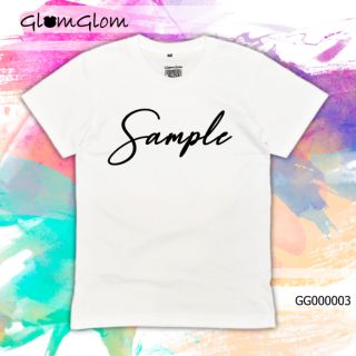 เสื้อยืดแขนสั้นลาย Sample เสื้อยืดเนื้อดีใส่สบาย ไม่หด ไม่ย้วย