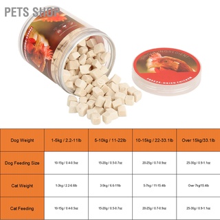 Pets Shop ทรีตเมนท์ไก่แช่แข็ง สารอาหารสูง 1.8 ออนซ์ สําหรับสัตว์เลี้ยง สุนัข แมว