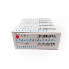 ตรายางตัวเลข 10 หลัก มือหมุน ตรา Shiny NUMBER STAMP
