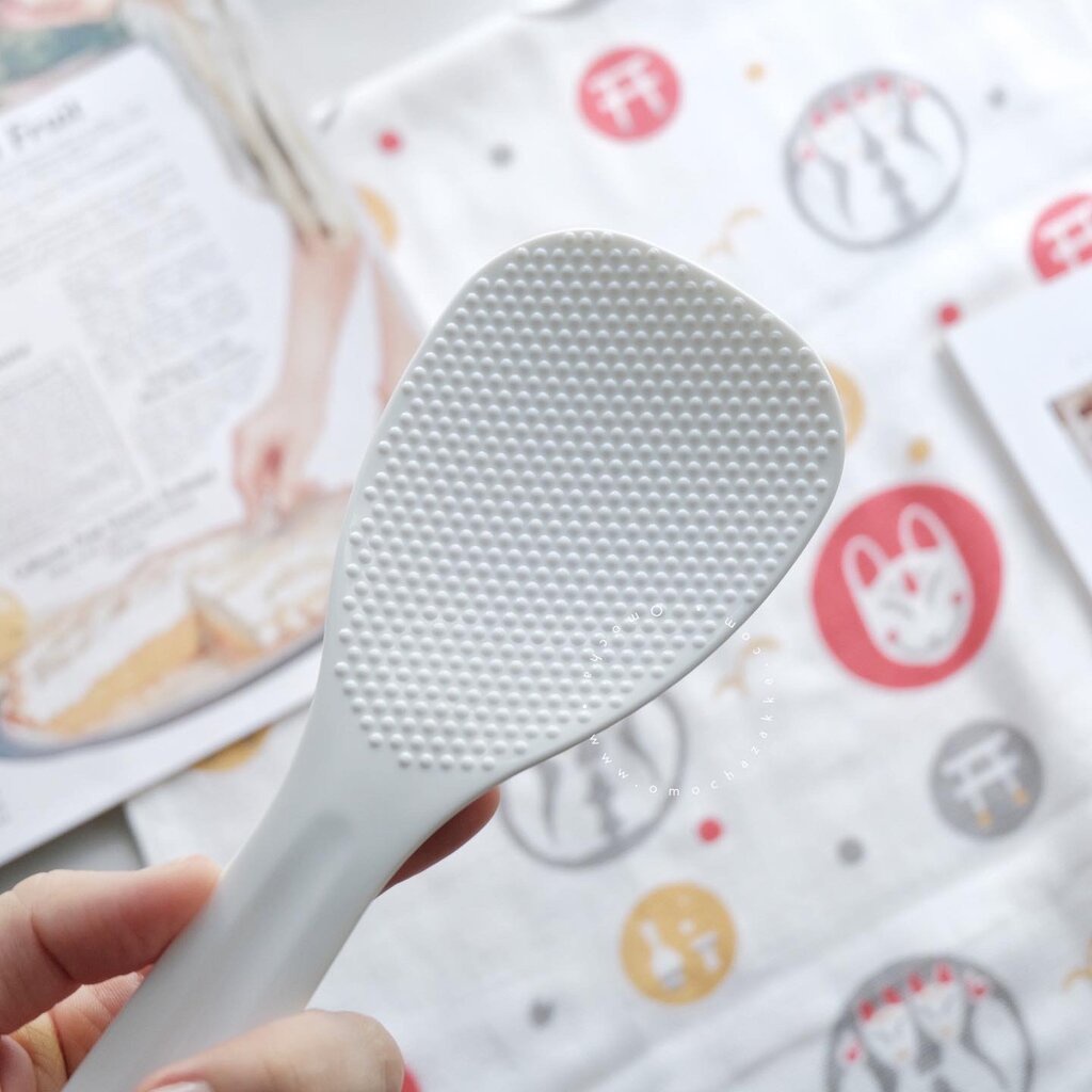 Omocha - (NAKAYA, Ag+) Antibacterial rice spoon ทัพพี ทัพพีตักข้าว ที่ตักข้าวต้านเชื้อแบคทีเรีย