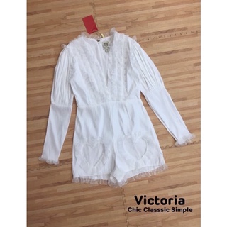จั้มสูท landmee sz.m ป้าย victoria sz.m ผ้าหรูหรา คือดี