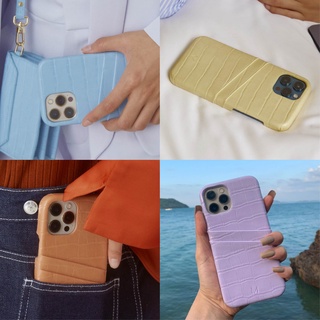 (โค้ด8MUSE65ลด65.-)(12 series)MUSE Card Holder Phone Case PASTEL Tone