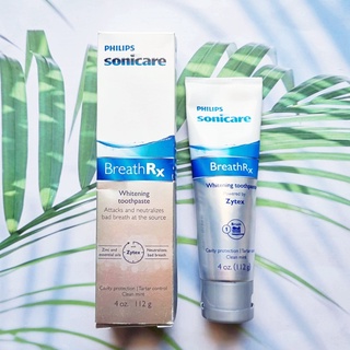 (Philips®) Sonicare BreathRx Whitening Toothpaste Clean Mint 112g ฟิลิปส์ ยาสีฟัน ไวท์เทนนิ่ง กลิ่นคลีนมิ้นท์