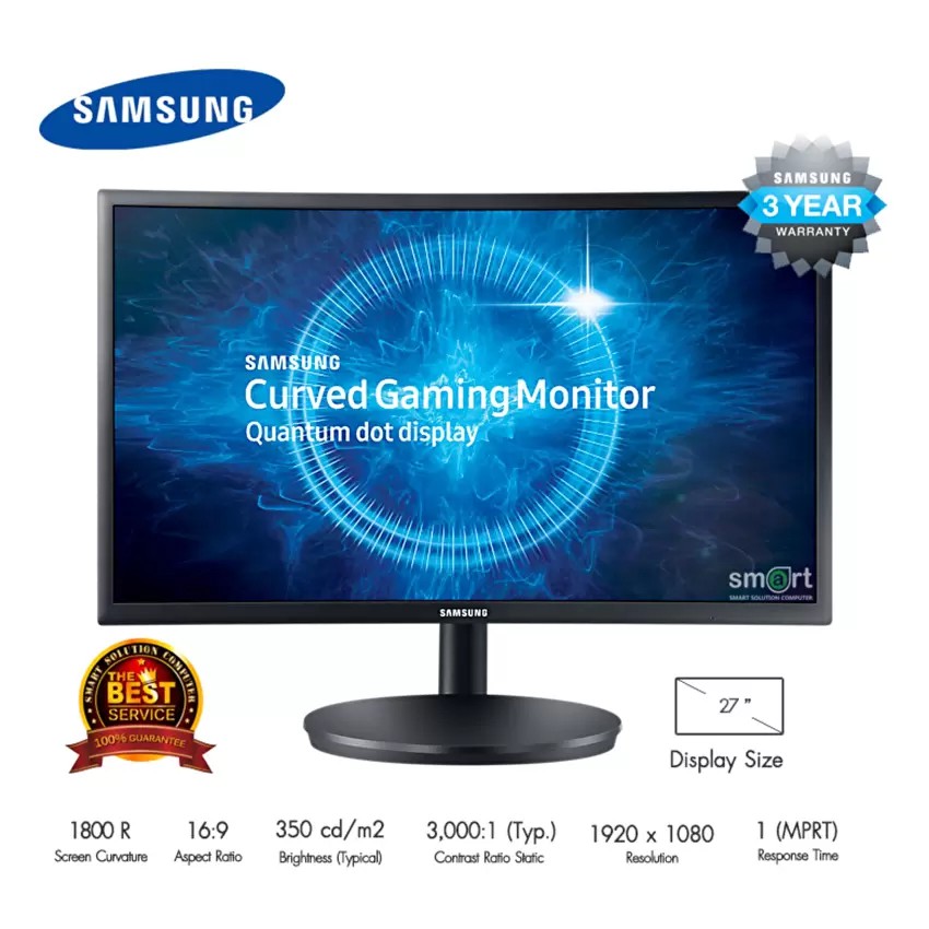 Samsung Curved Gaming Monitor 27" รุ่น LC27FG70FQEXXT