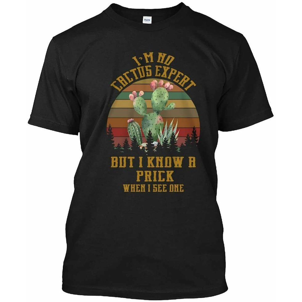 คุณภาพดีที่สุด Im No Cactus Expert But I Know A Prick When I See One Graphics T-Shirts