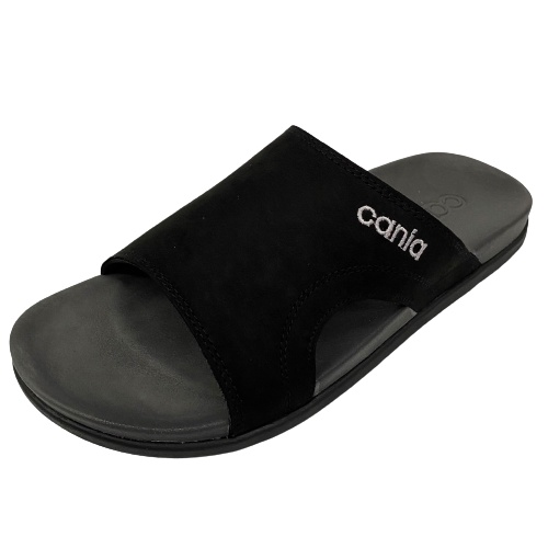 CANIA คาเนีย รองเท้าแตะลำลองชาย รุ่น CM12112 - สีดำ, น้ำตาลเข้ม, ดำเทา, น้ำตาลอ่อน, กรม Size 40-44