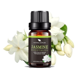 100% Jasmine Essential oil ขนาด 10 ml. น้ำมันหอมระเหย มะลิ บริสุทธิ์