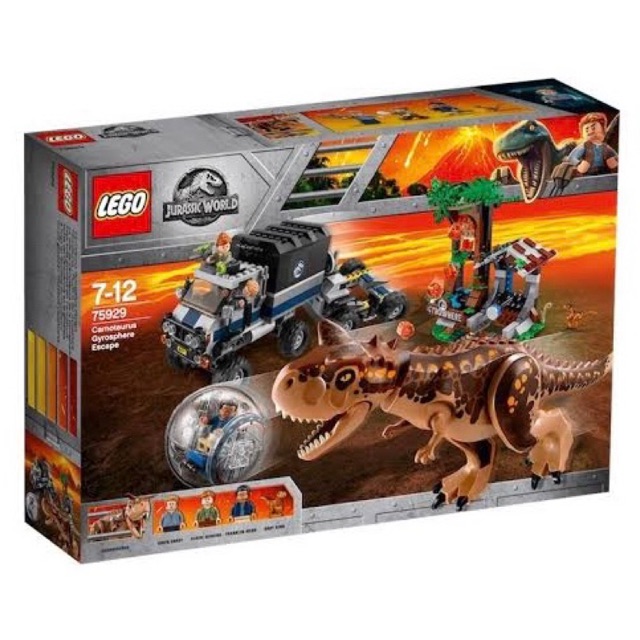 LEGO Jurassic World 75929 Carnotaurus Gyrosphere Escape