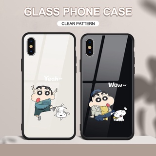 เคสโทรศัพท์มือถือลายการ์ตูนชินจังชินจังสําหรับ Samsung S10 Plus S9 S8 Plus J4 J6 Plus S20 Fe S7 Edge S20 Plus