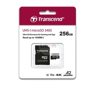 Transcend MicroSDXC Card 256GB **แถมฟรี! กล่องเก็บMemory card ** รับประกัน 5 ปี- มีใบกำกับภาษี TS256GUSD340S