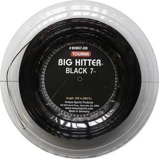 TOURNA BIG HITTER เอ็นไม้เทนนิส Black 7 REEL- (660 ft/200m) tennis string