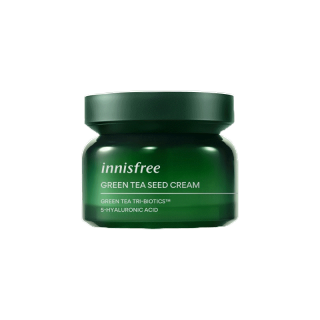 [ลดเพิ่ม 15% code : INNISHPMAR2] innisfree Green tea seed cream (50ml) อินนิสฟรี กรีนที ครีม